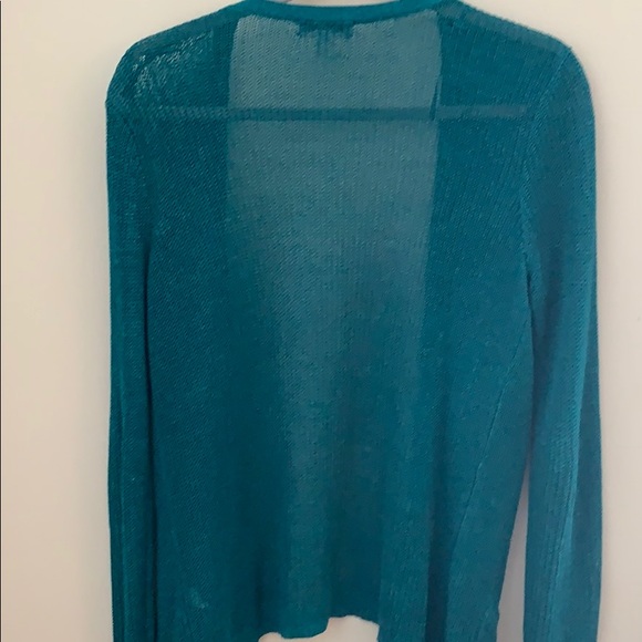 Calvin Klein Teal Cardigan - Picture 2 of 4